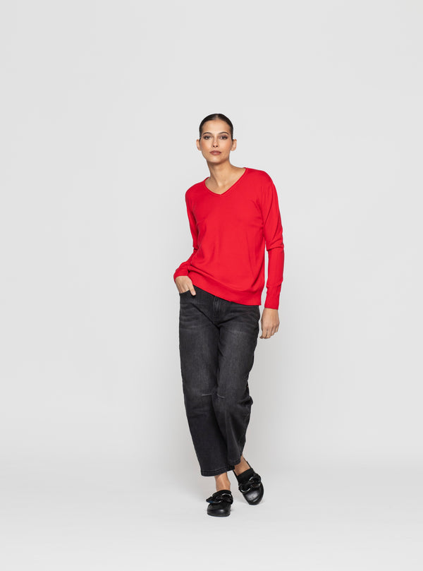 SWEATER AUREA ROJO