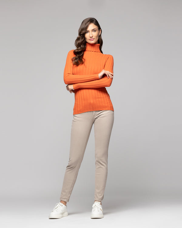 Sweater Mujer Isolde Naranjo Lineatre