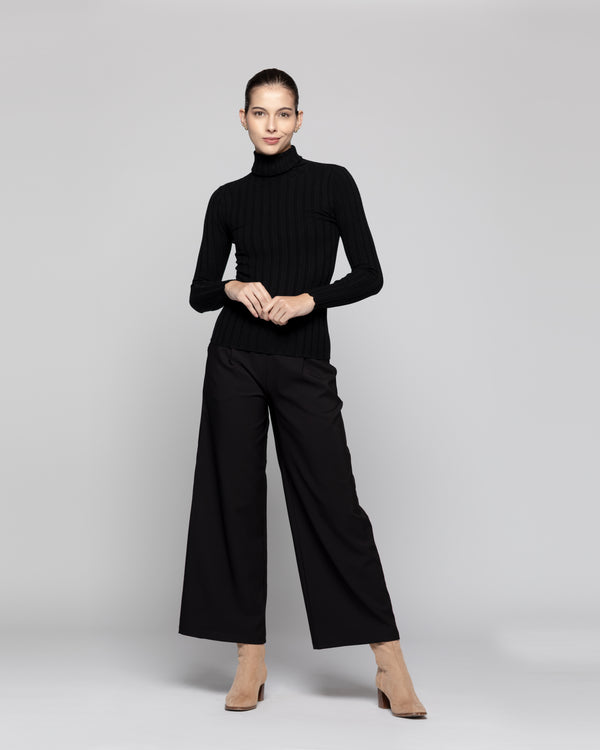 Sweater Mujer Isolde Negro Lineatre