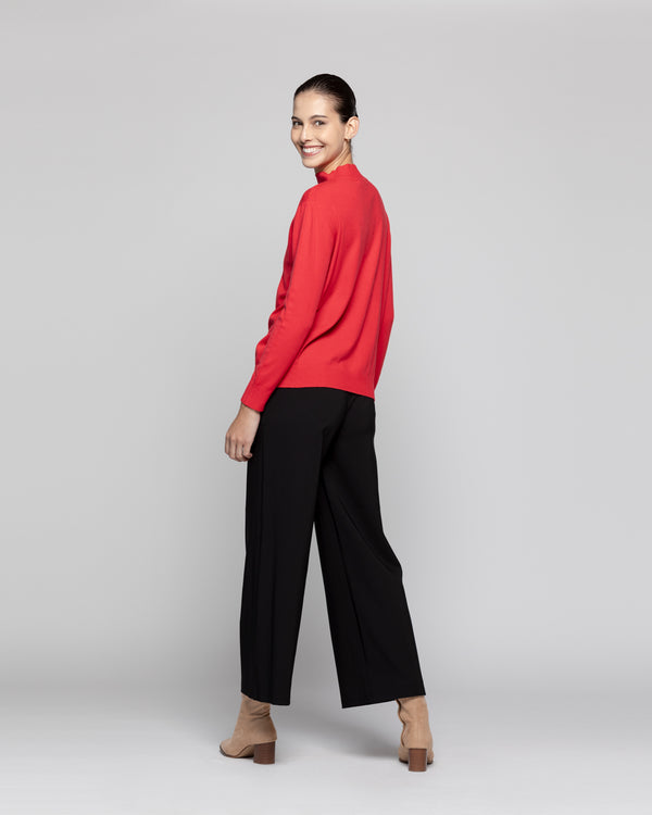 Sweater Mujer Nube Rojo Lineatre