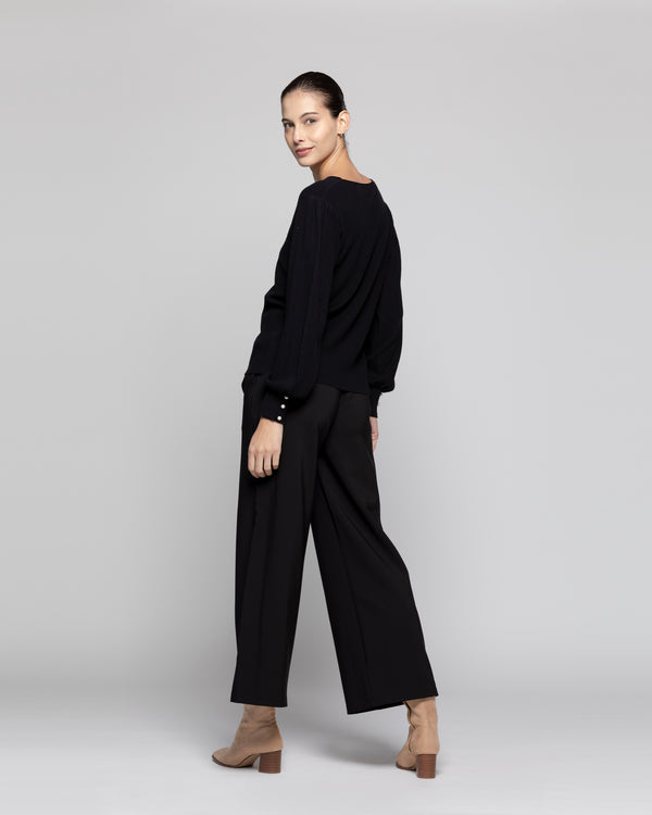 Sweater Mujer Minerva  Negro Lineatre