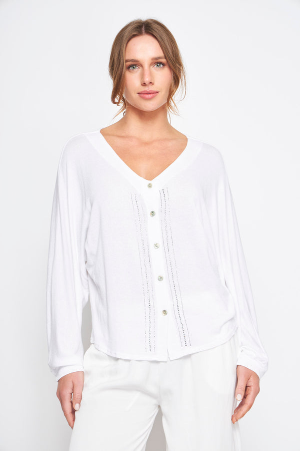 CARDIGAN FARA BLANCO