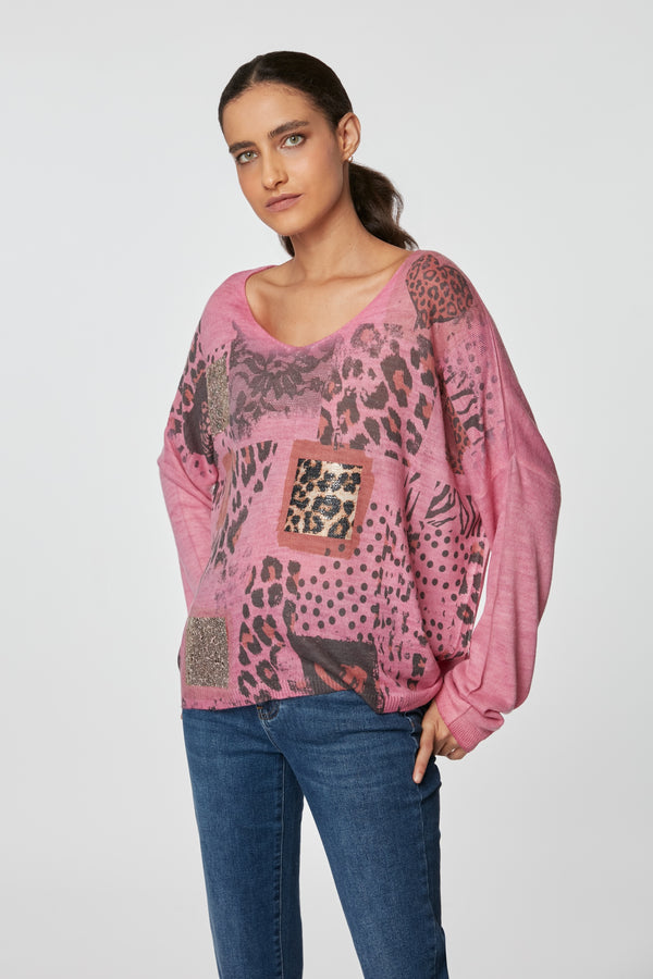 Sweater Tiba Fucsia