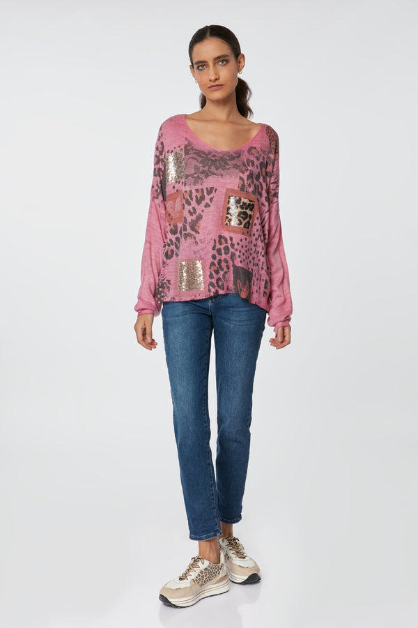 Sweater Tiba Fucsia