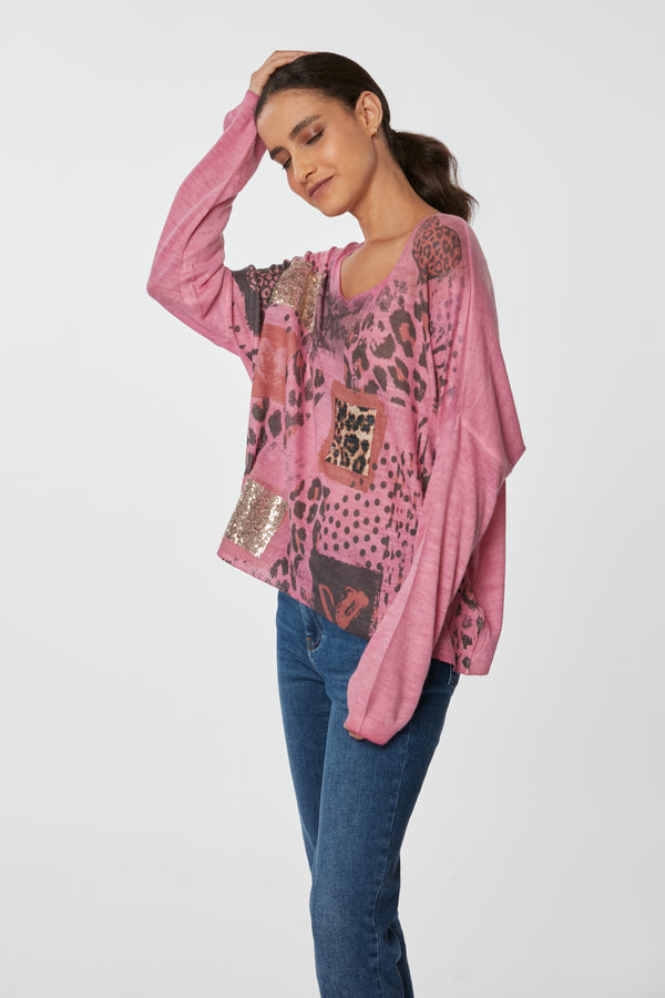 Sweater Tiba Fucsia