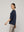 Sweater Mujer Winona Cuello V Manga 3/4 Azul Lineatre