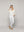 Sweater Mujer Winona Cuello V Manga 3/4 Blanco Lineatre