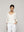 Sweater Mujer Winona Cuello V Manga 3/4 Blanco Lineatre