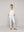 Sweater Mujer Winona Cuello V Manga 3/4 Blanco Lineatre
