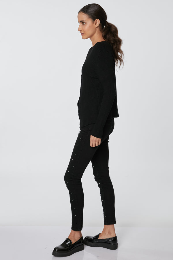 Cardigan Mona Negro