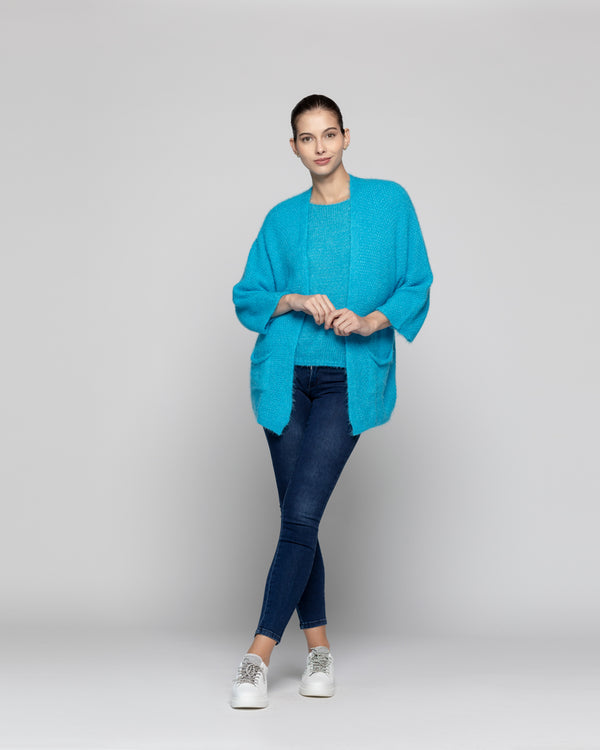 Sweater Mujer Xiomara  Azul Lineatre