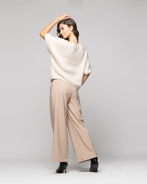 Sweater Mujer Mara  Beige Lineatre