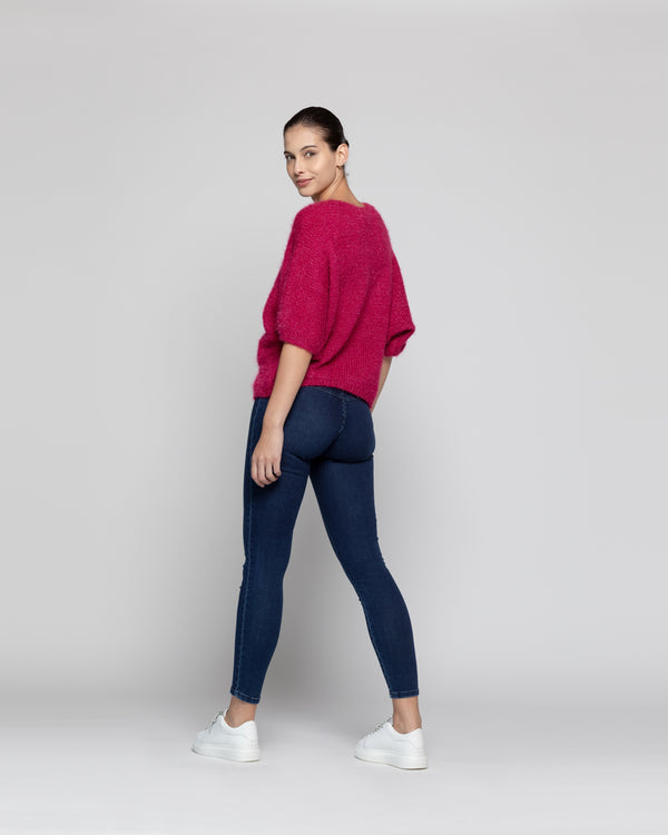 Sweater Mujer Mara Fucsia Lineatre