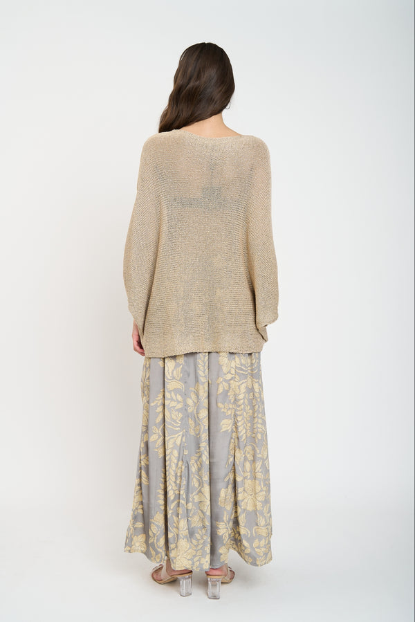 Sweater Mujer Lidia Oro Lineatre