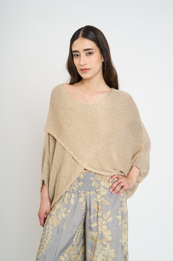 Sweater Mujer Lidia Oro Lineatre