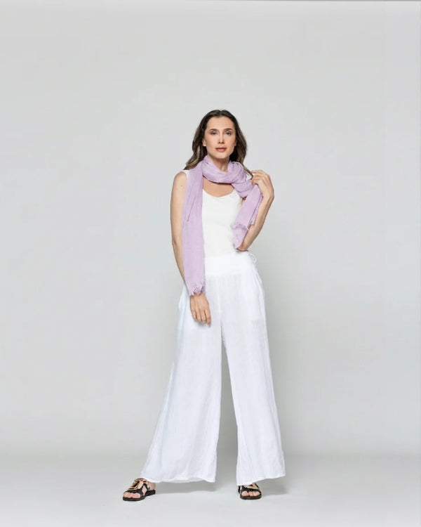 Pañuelo Mujer Con Textura Lila Lineatre