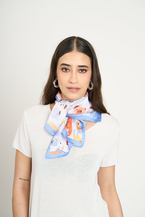 Pañuelo Mujer Ignacia Jeans Lineatre