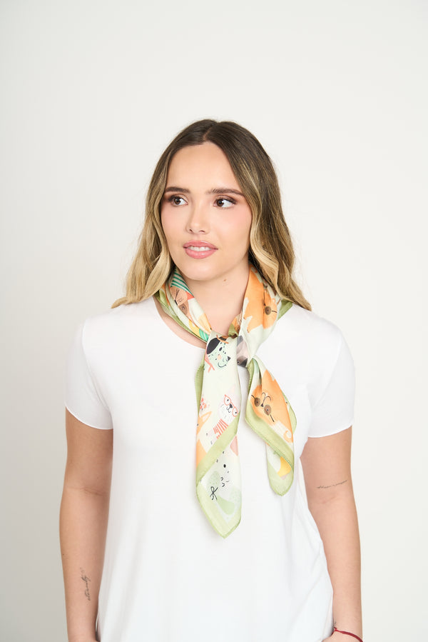Pañuelo Mujer Ignacia Oliva Lineatre