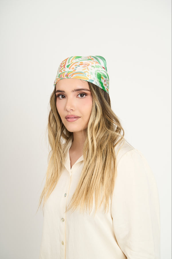 Pañuelo Mujer Carolina Verde Lineatre