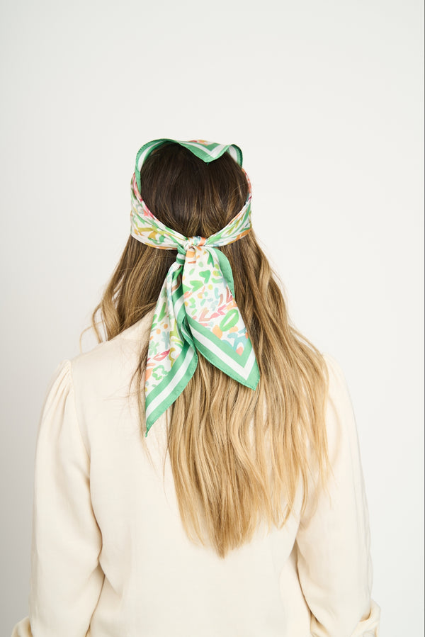 Pañuelo Mujer Carolina Verde Lineatre