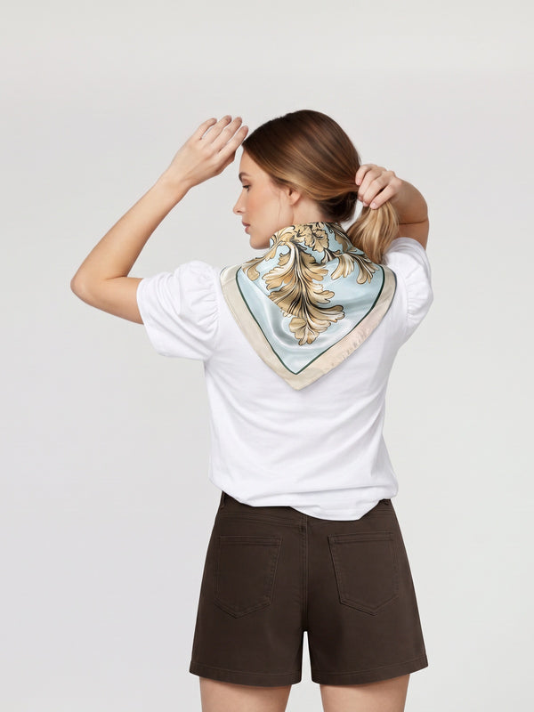 Pañuelo Mujer Flavia Verde Lineatré