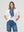 Pañuelo Mujer Luigina Azul Lineatré
