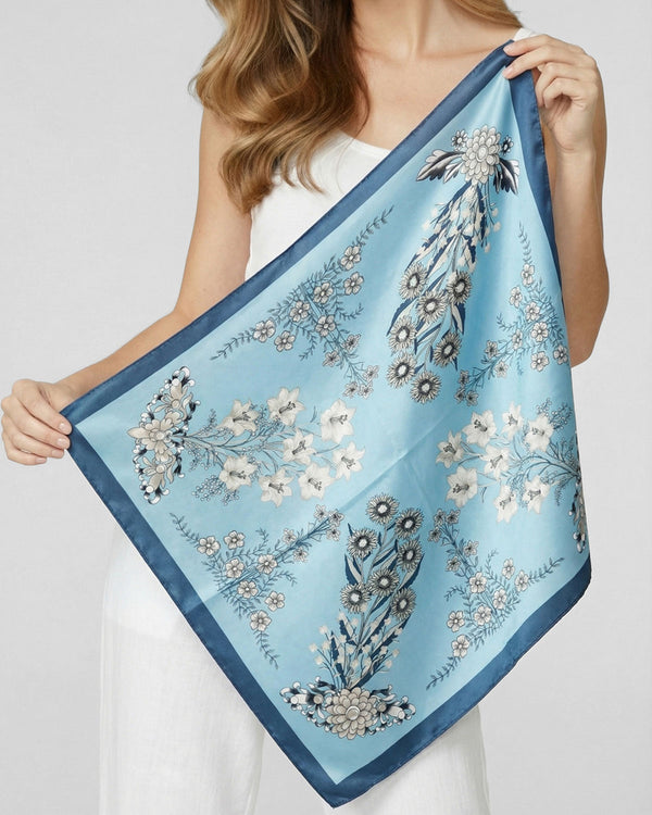 Pañuelo Mujer Renata Azulino Lineatre