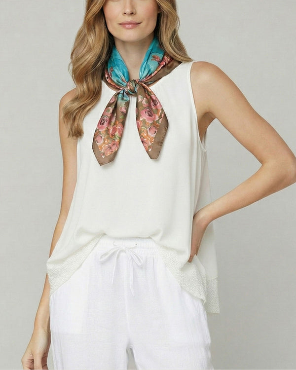 Pañuelo Mujer Giovanna Turquesa Lineatre