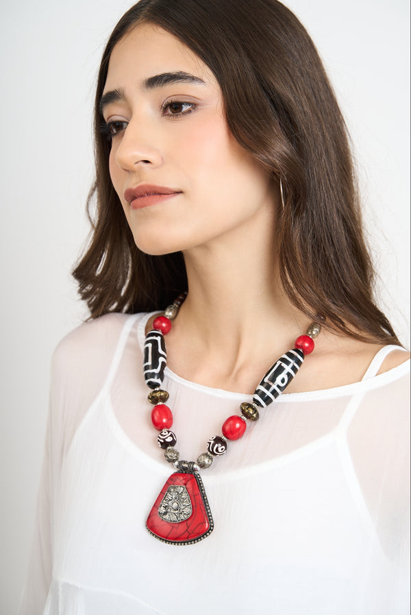 Collar Mujer Tea Negro Lineatre