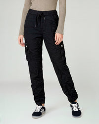 Pantalon Mujer Rosario Relaxed Negro Lineatre
