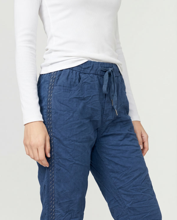 Pantalon Mujer Elisabetta Azul Lineatré