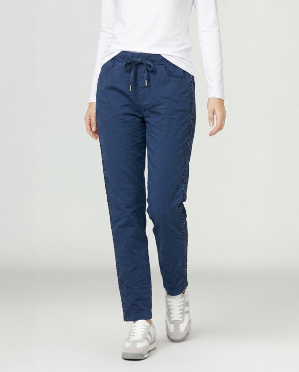 Pantalon Mujer Elisabetta Azul Lineatré