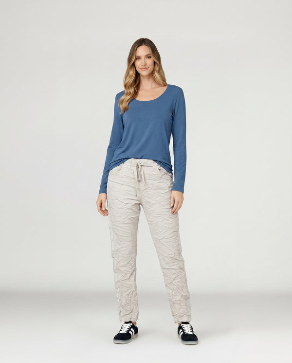 Pantalon Mujer Gemma Sabbia Lineatré