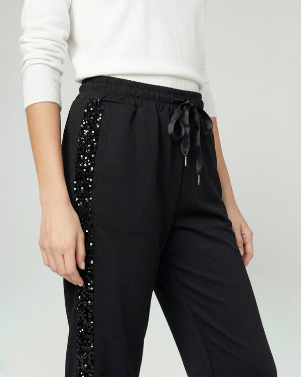 Pantalon Mujer Montserrat Relaxed Negro Lineatre