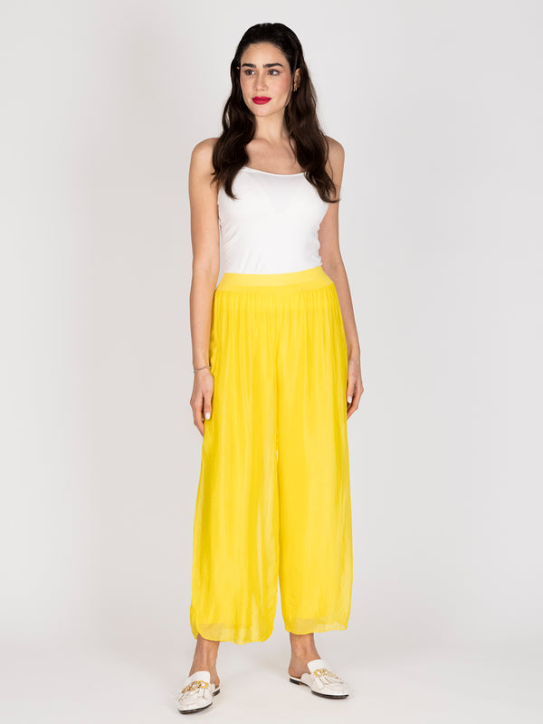 Pantalon palazzo limon lineatre