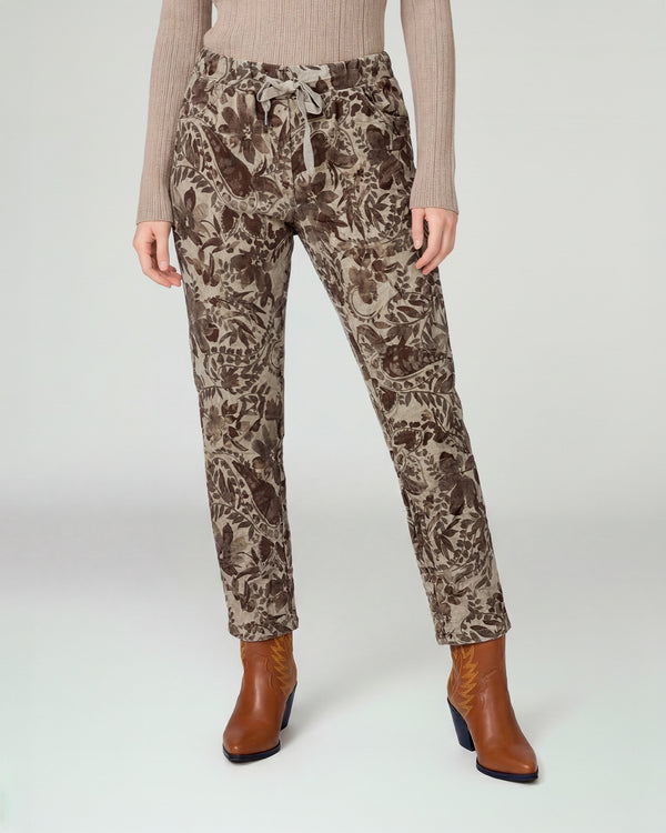 Pantalón Mujer Elena Beige Lineatre