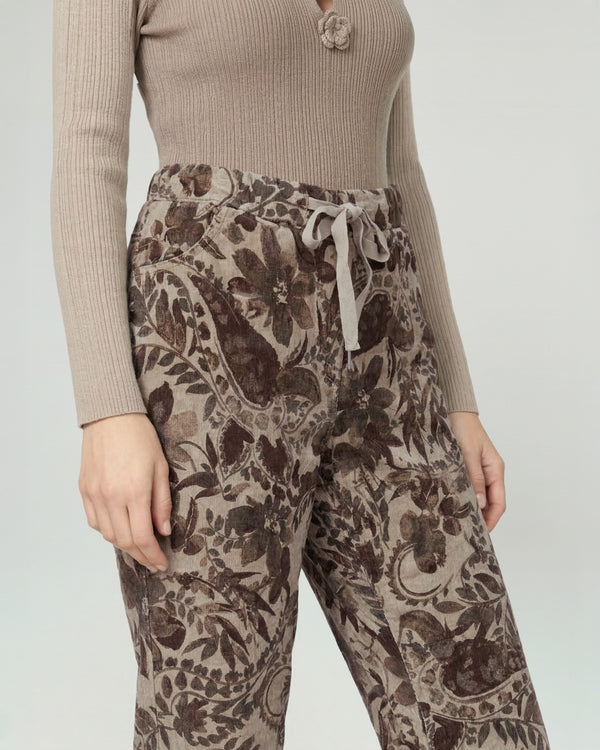 Pantalón Mujer Elena Beige Lineatre