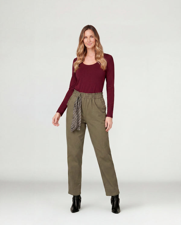 Pantalón Mujer Lavinia Fango Lineatré