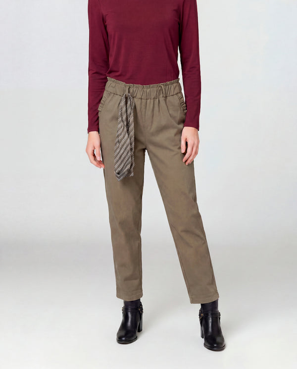 Pantalón Mujer Lavinia Fango Lineatré