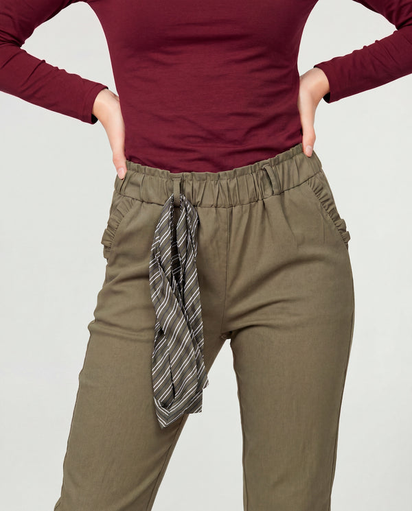 Pantalón Mujer Lavinia Fango Lineatré