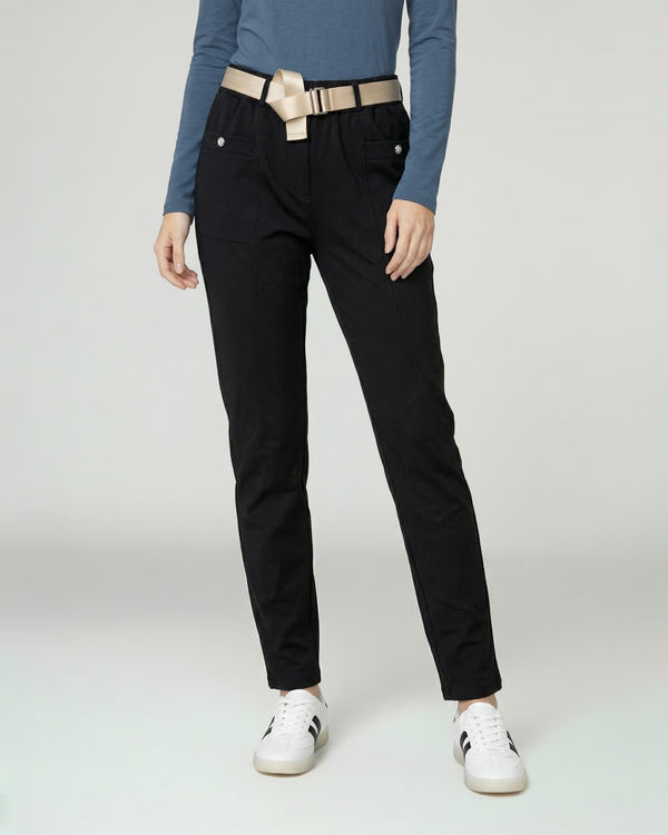 Pantalon Mujer Ada Regular Negro Lineatre