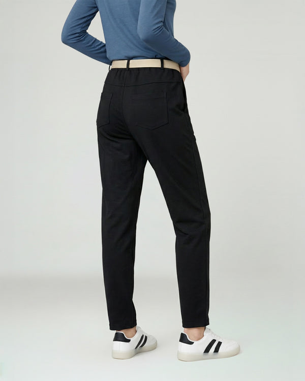 Pantalon Mujer Ada Regular Negro Lineatre