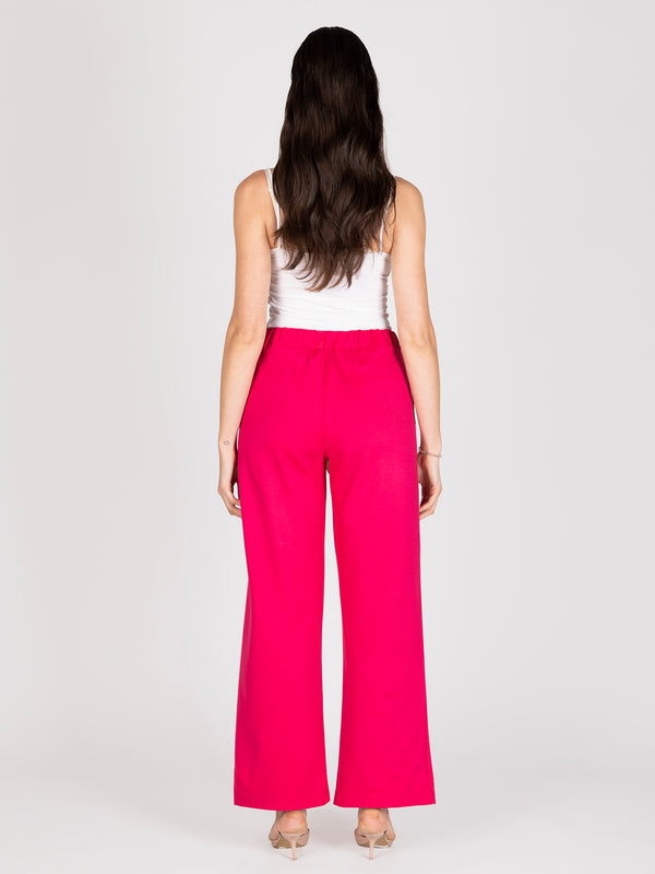 Pantalon fucsia lineatre