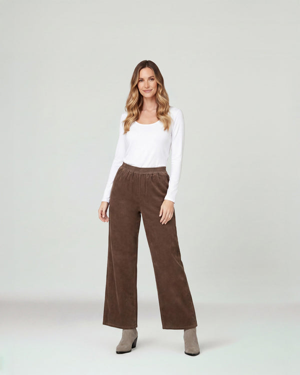 Pantalón Mujer Antonella Chocolate Lineatré