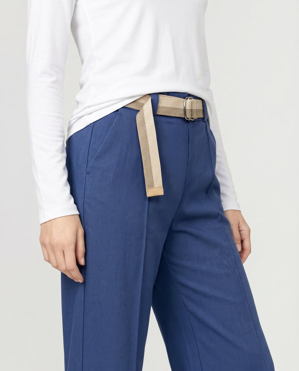 Pantalón Mujer Ginevra Azul Lineatré