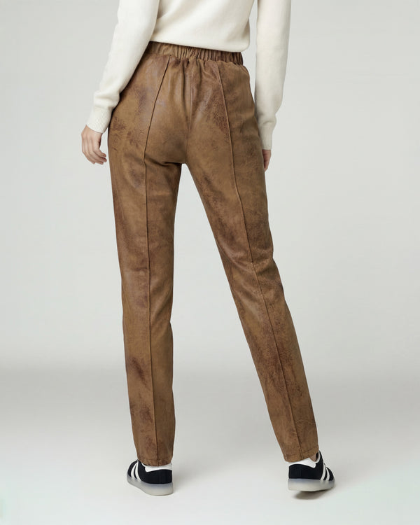 Pantalon Mujer Sol Relaxed Camel Lineatre