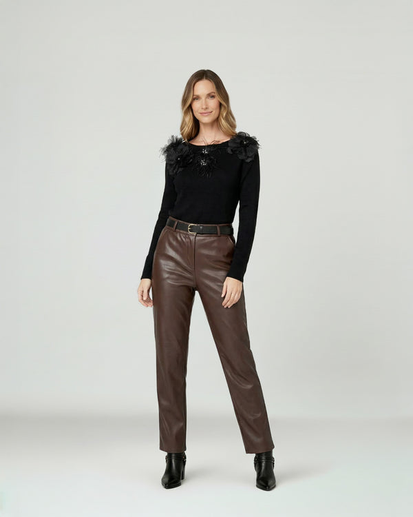 Pantalón Mujer Dora Gris Lineatre