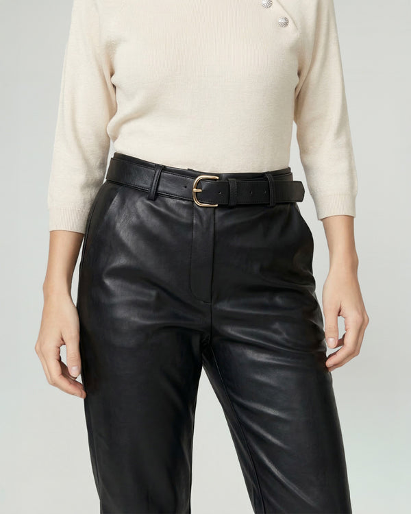 Pantalón Mujer Dora Negro Lineatre