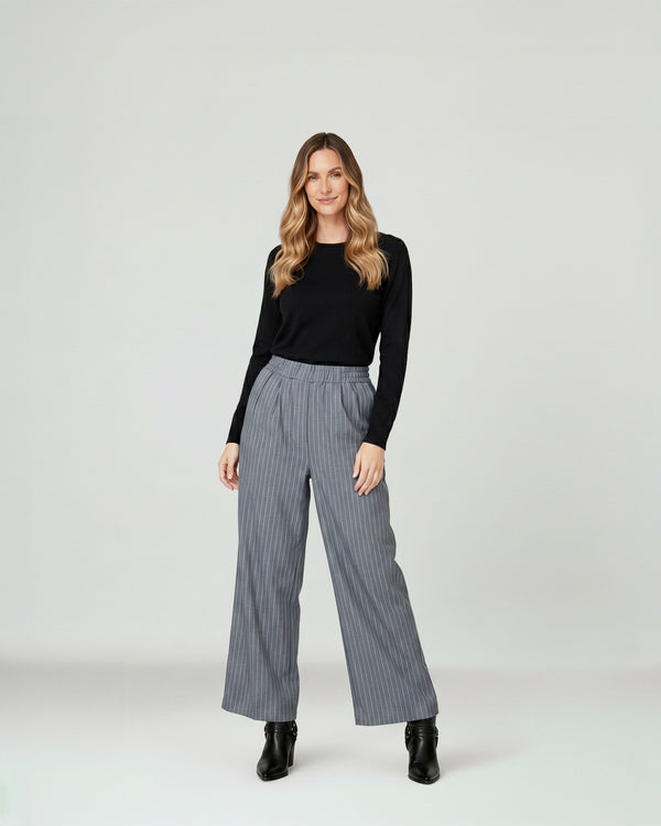 Pantalón Mujer Gabriela Gris Lineatré