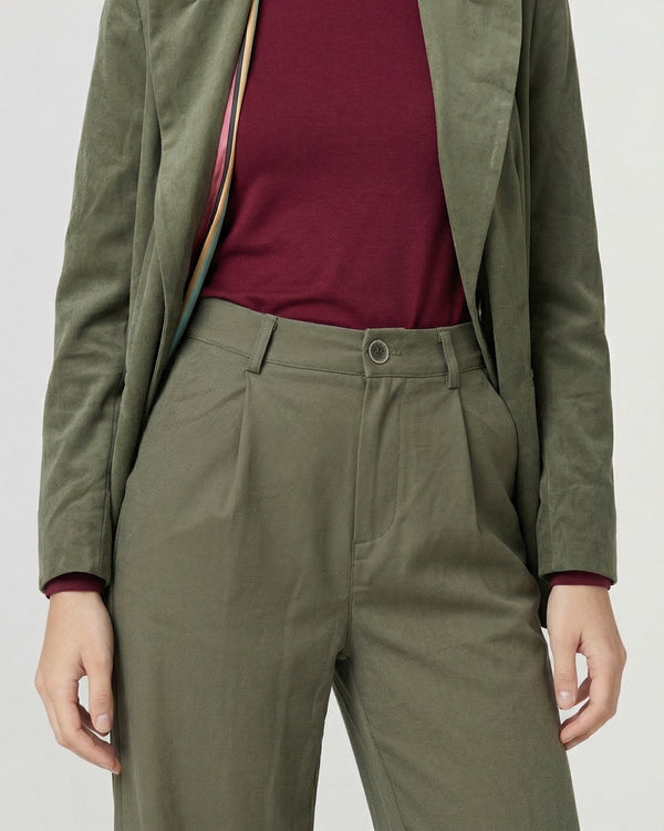 Pantalon Mujer Paulina Relaxed Militar Lineatre